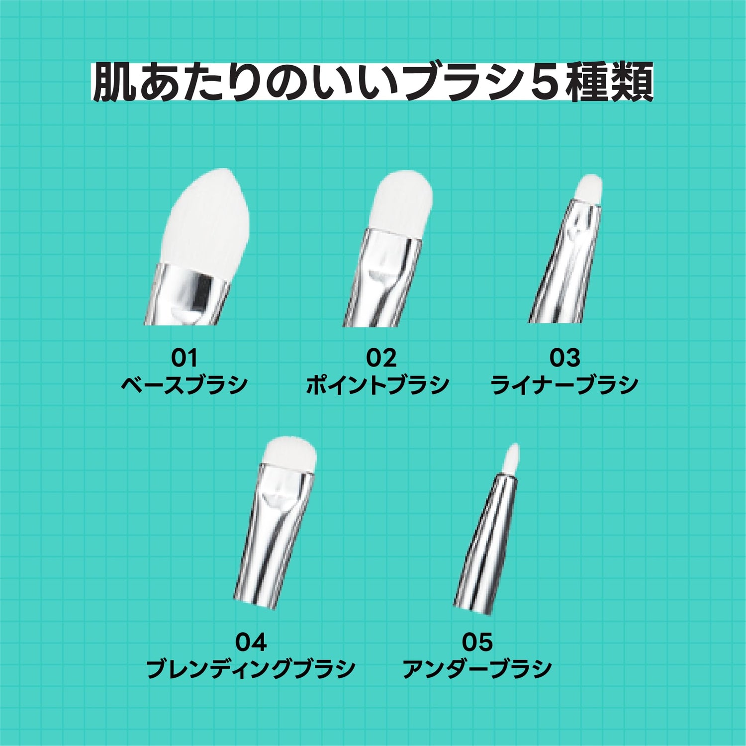 FILLIMILLI Pro Collection Eyebrush Set with Case for Travel