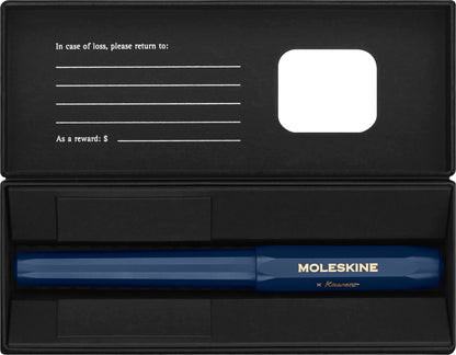Moleskine Rollerball Pen Smooth Blue Ink for Effortless Writing