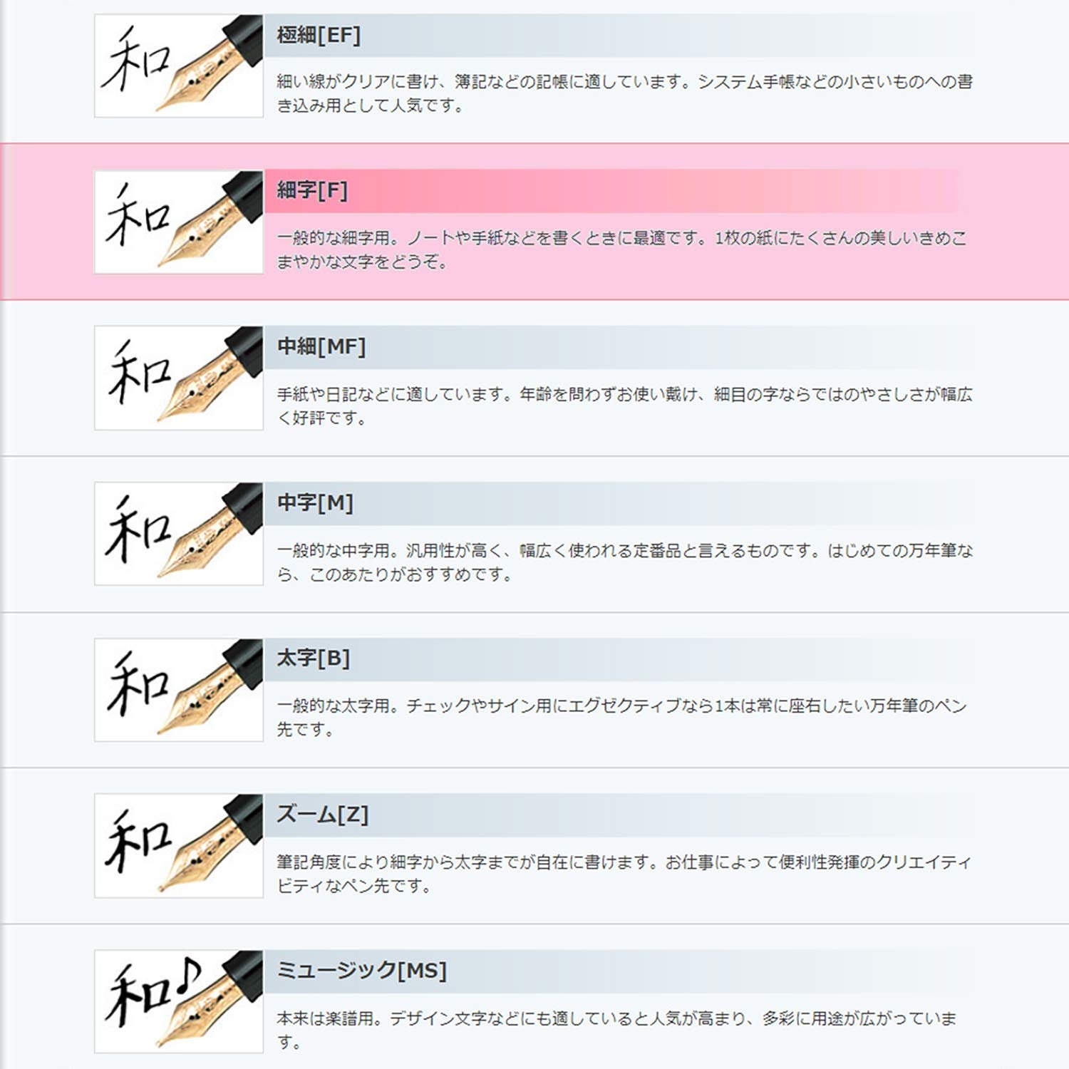 Sailor Fountain Pen Shiki Ori Hisakata Uchimizu Fine Point