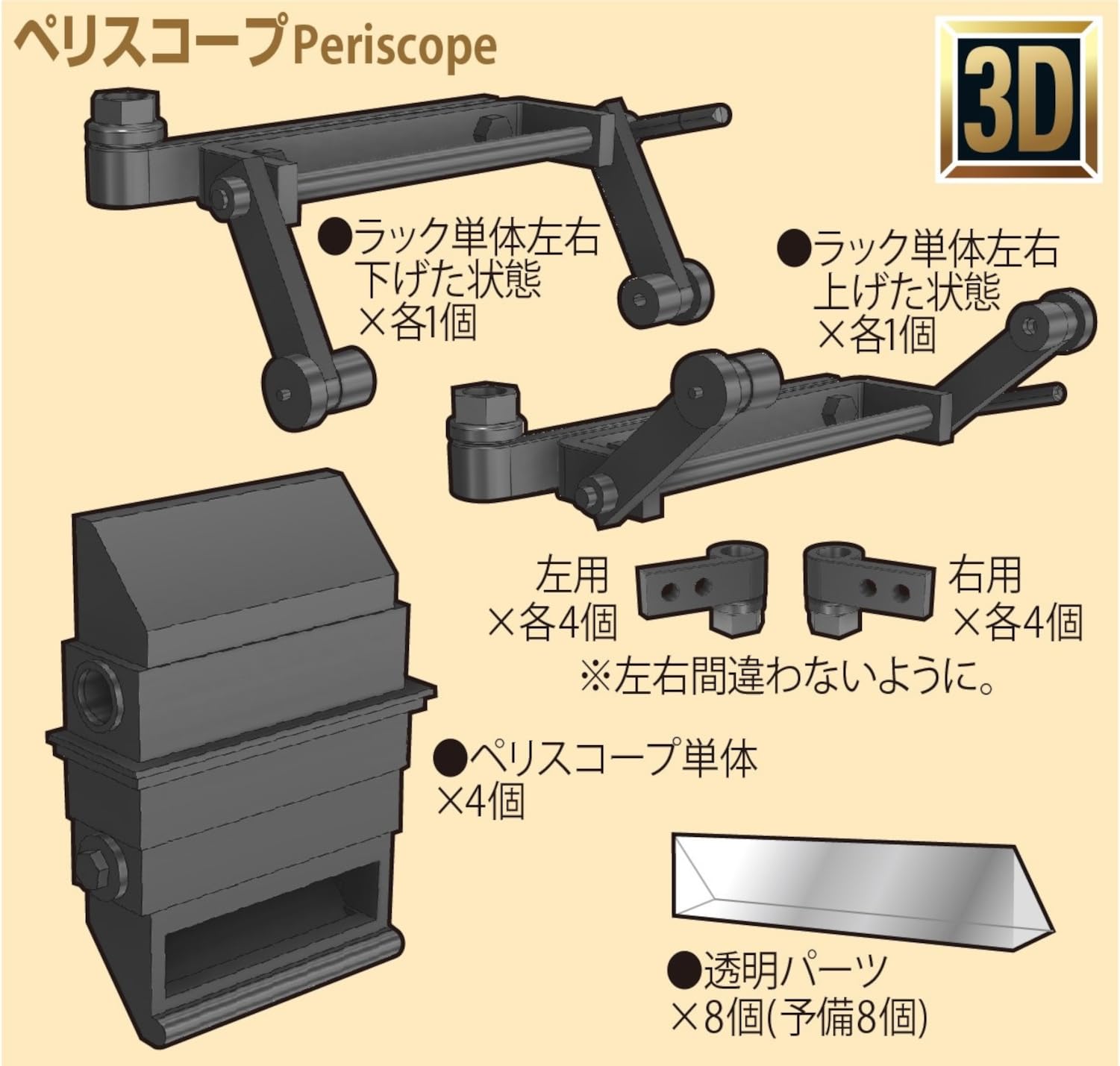 Passion Models 1/35 Nurse Horn 3D Periscope Set Model Parts