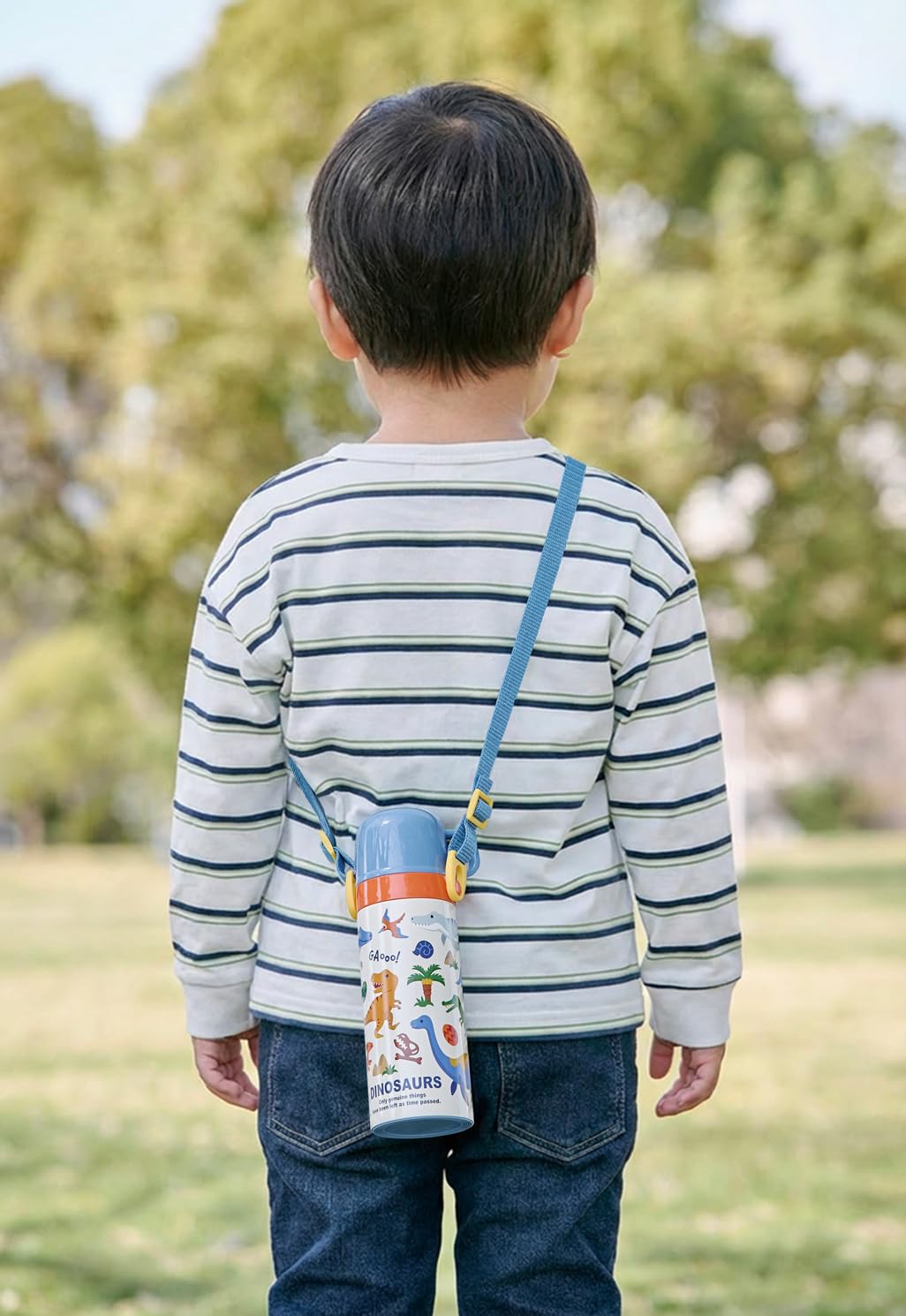 Skater Kids Water Bottle 2WAY 470ml Stainless Steel with Pokemon Design
