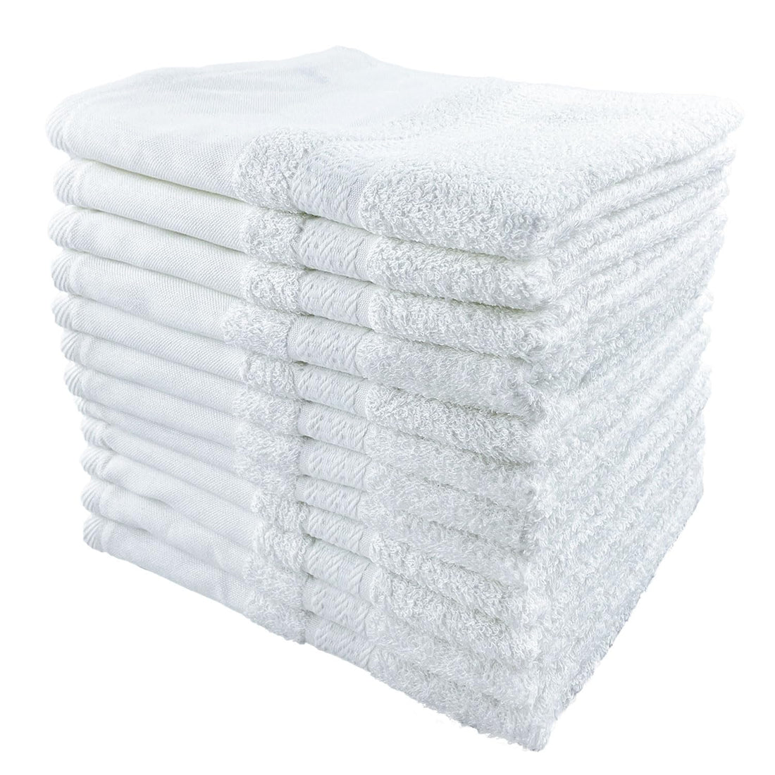 Senshu Towel Standard White Face Towels 12-Pack Made in Japan