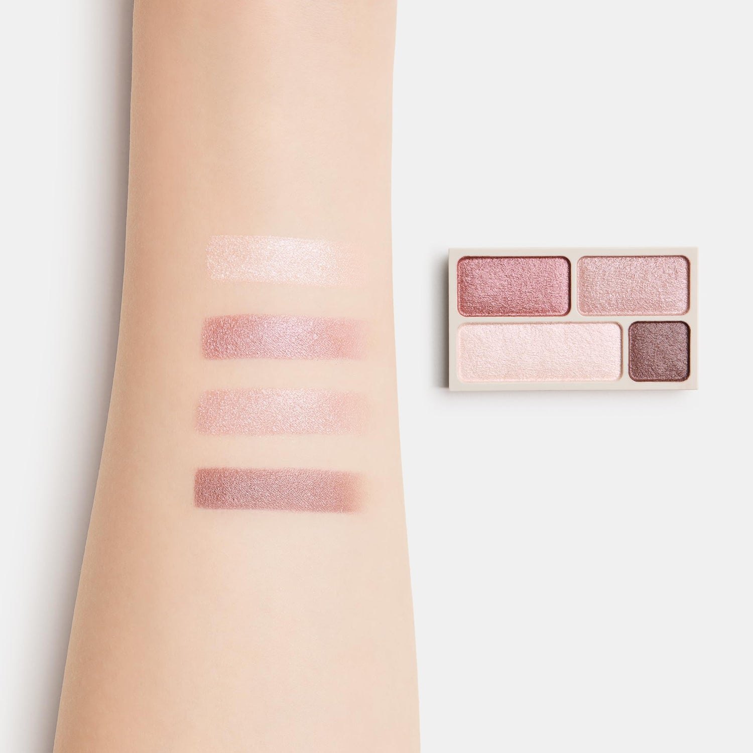 Mujirushiryouhin Eye Color Palette Lavender 4 Shades