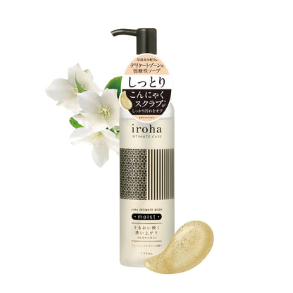 iroha Delicate Zone Scrub Soap Moist Fresh Jasmine Scent 200ml
