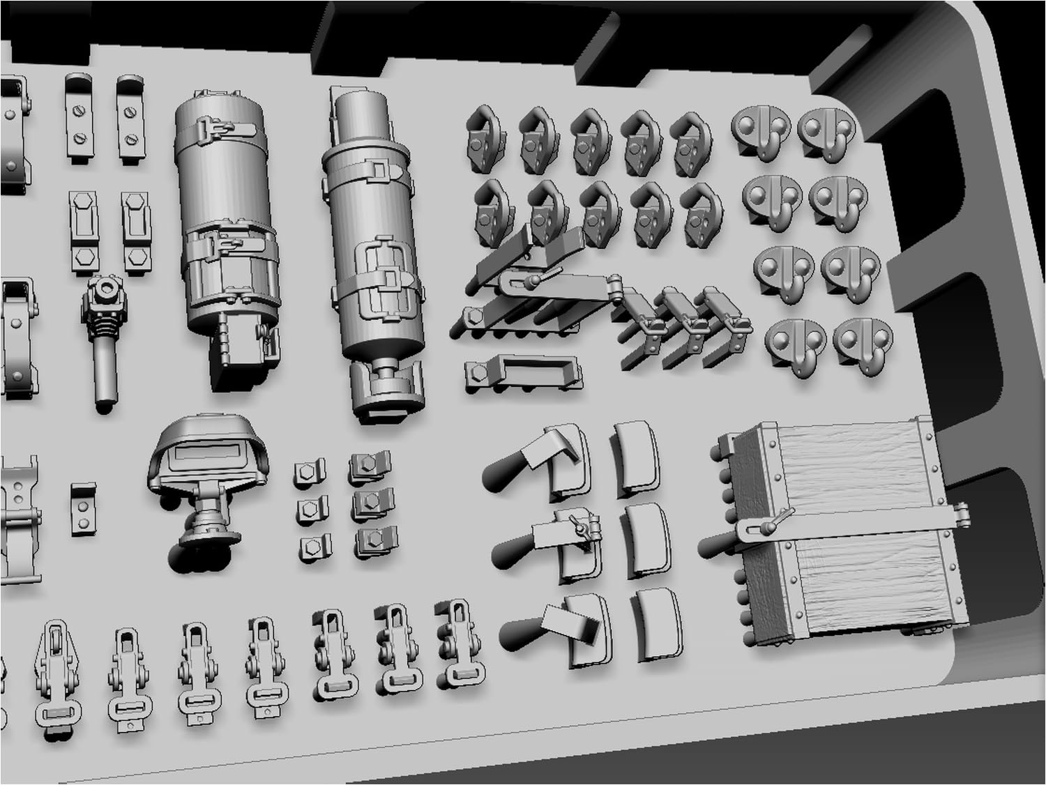 BSK Model 1/35 German Panzer II A-F Type Detail Parts Set