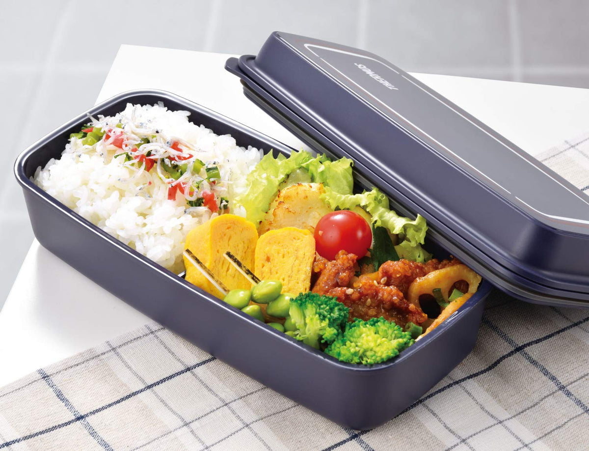 THERMOS Fresh Lunch Box 600ml Navy for On-the-Go Meals