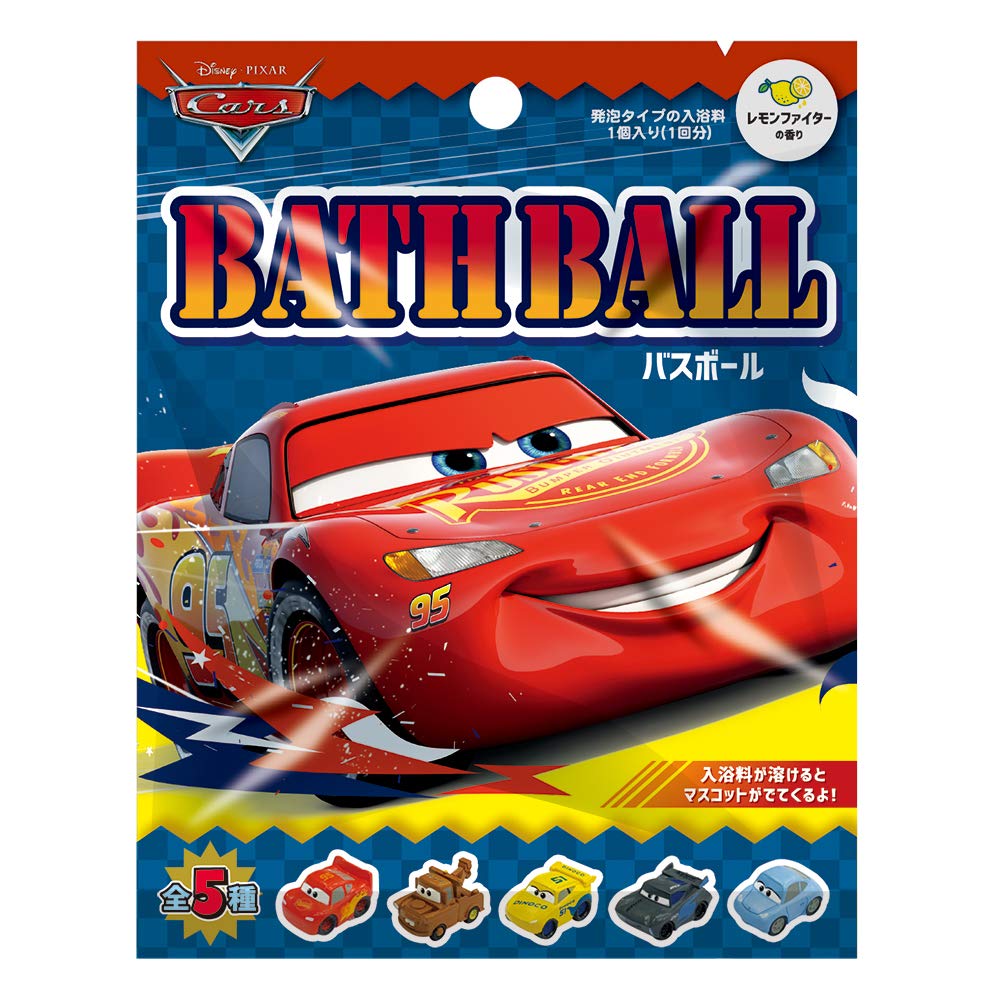 Hiezukinchan Bath Ball with Cars Mascot and Fragrance