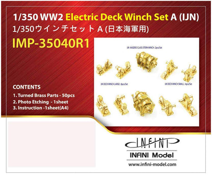 Infini Model 1/350 Scale Winch Set A for Japanese Navy Model Kits