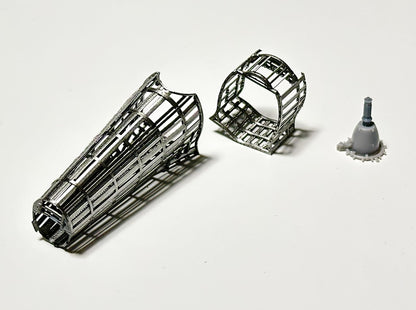 HMA 1/48 Zero Fighter Internal Structure Model Kit Parts