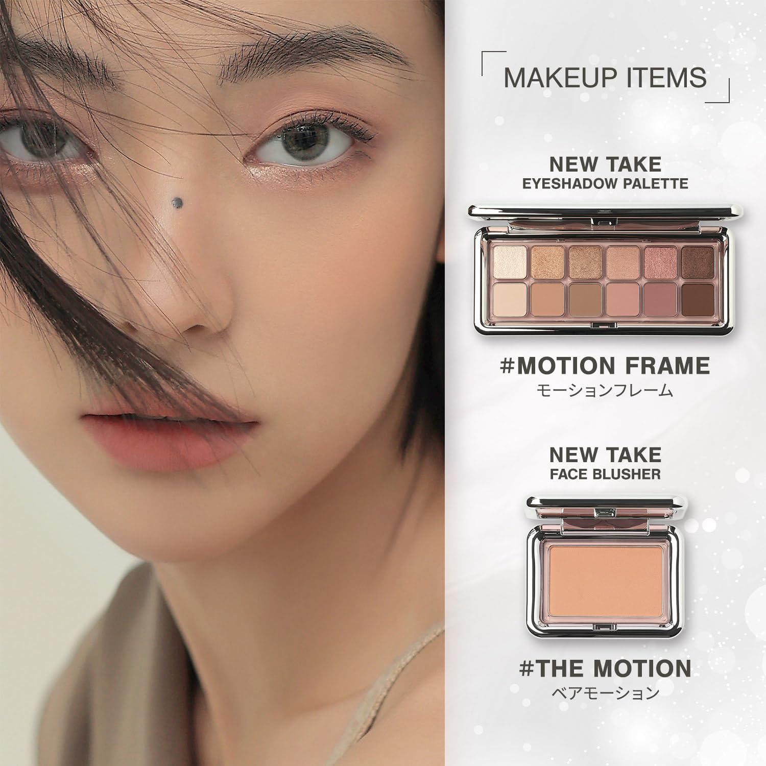 3CE New Take Face Blusher Bear Motion Powder for Natural Glow