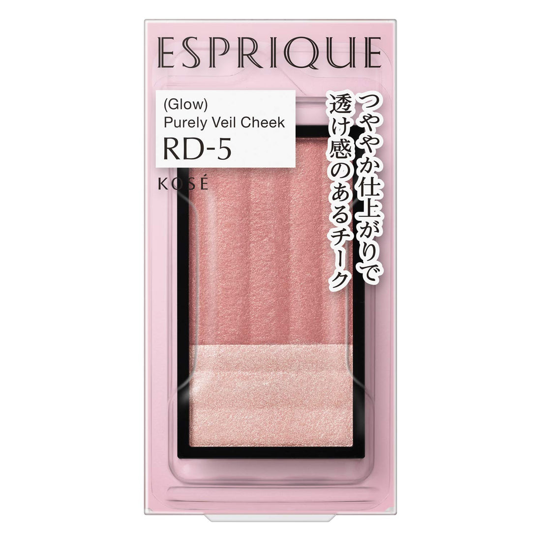 ESPRIQUE Purely Veil Cheek RD-5 Red 3.3g for Radiant Color