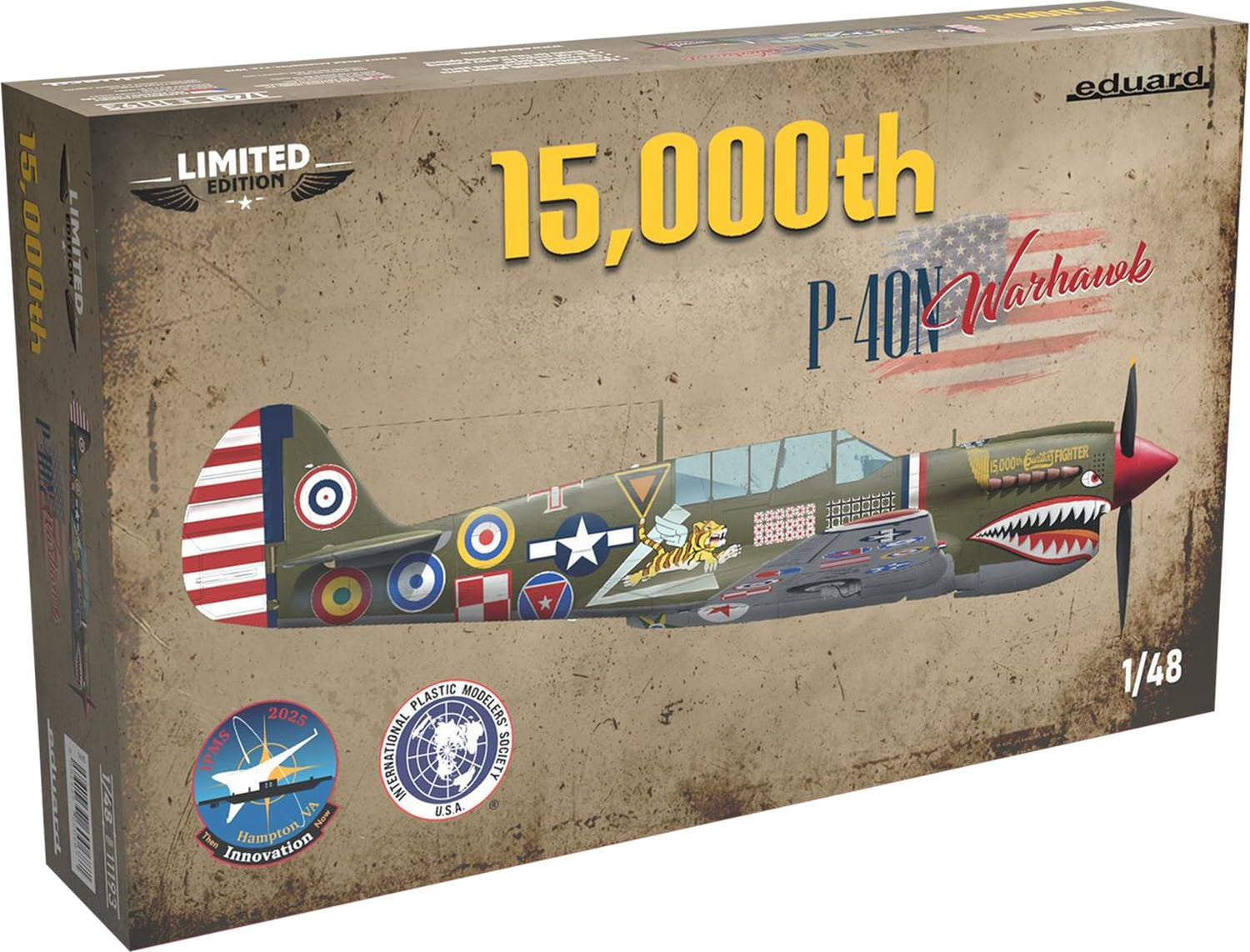 Eduard 1/48 Limited Edition P-40N Warhawk Model Kit Commemorative Edition