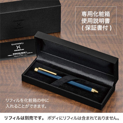 ZEBRA Multi-Function Pen Sharbo X Premium Navy Gold