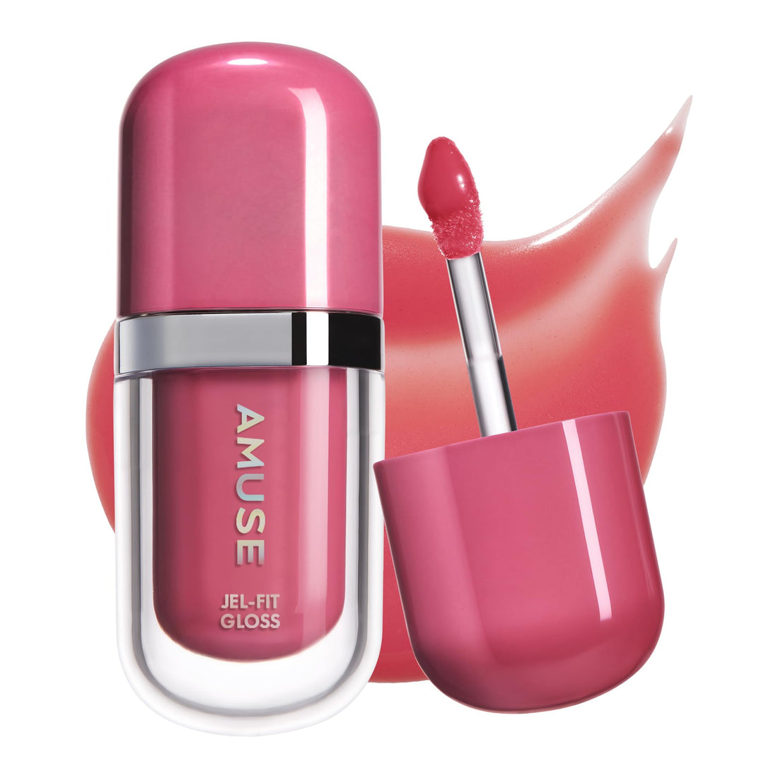 AMUSE Gel Fit Gloss Lightweight Lip Gloss in Nudie Rose 8ml