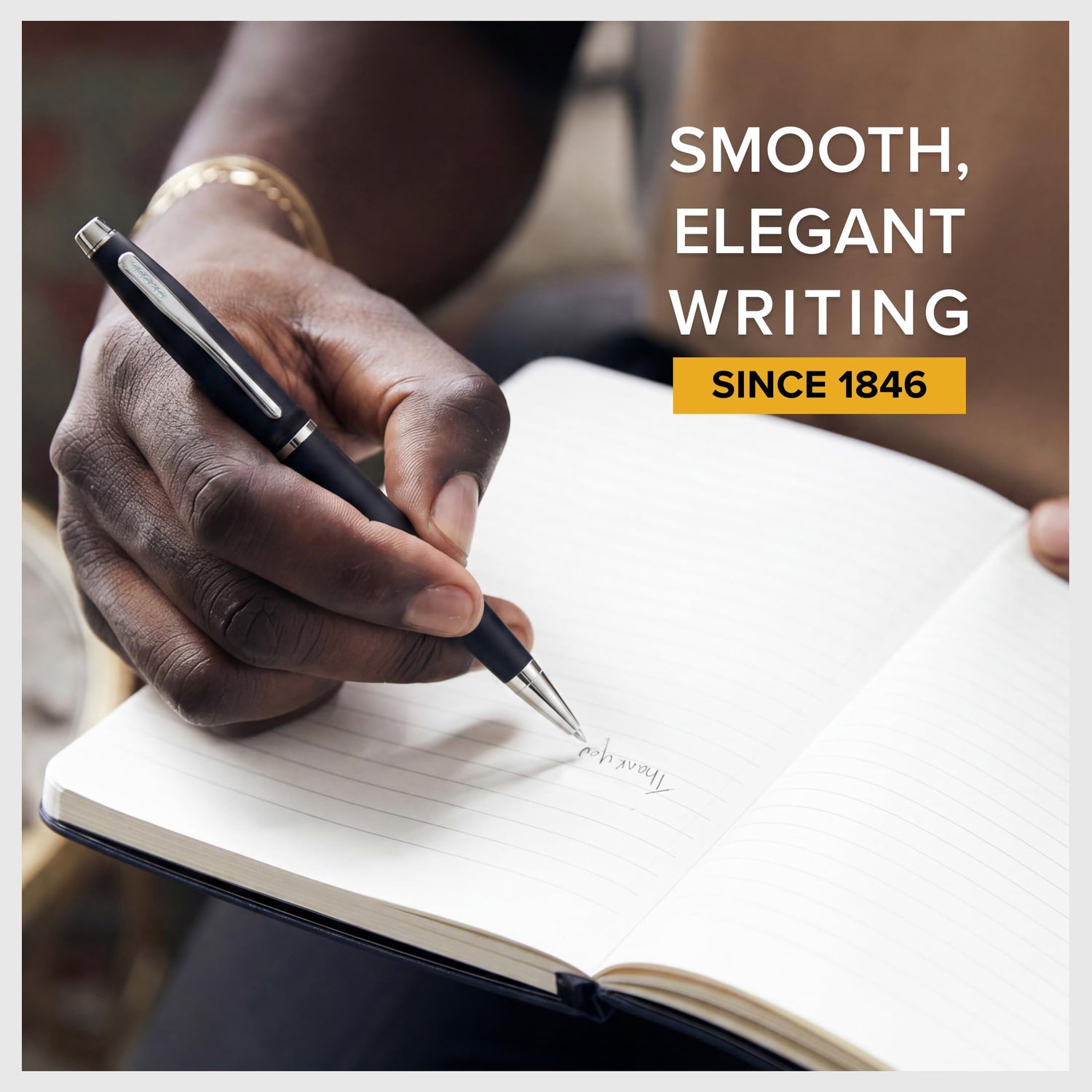 Cross Matte Black Ballpoint Pen for Smooth Writing Experience