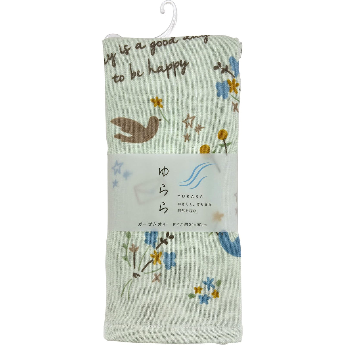Hayashi Face Towel Set of 3 Soft Gauze Blend 34x90cm