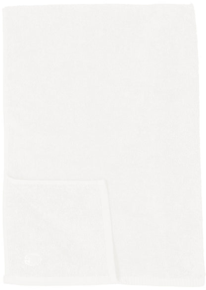 Marushin Face Towel with Major Patch 34x80cm White for Daily Use