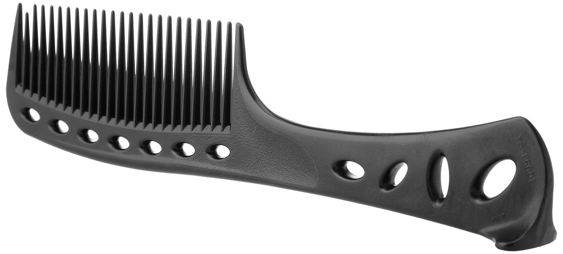 Y.S.PARK Self-Standing Jumbo Comb YS-601 Black for Effortless Styling
