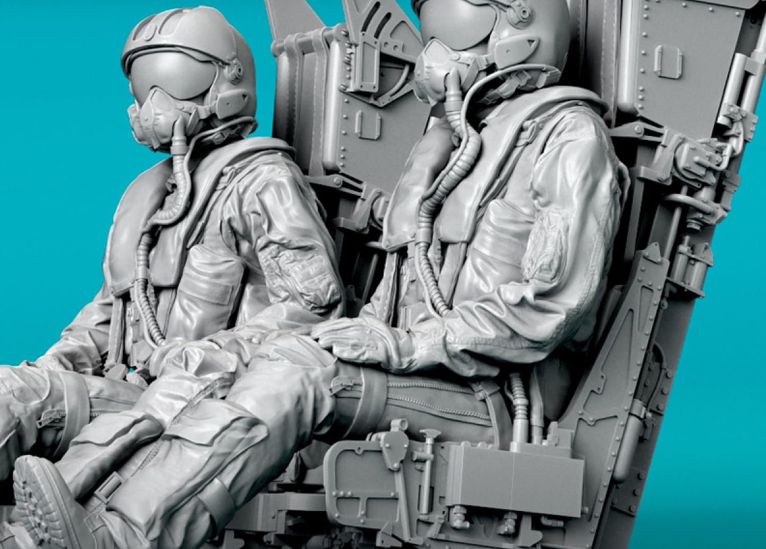 Reskit 1/48 Mirage 2000B/D/N French Military Crew with Ejection Seats
