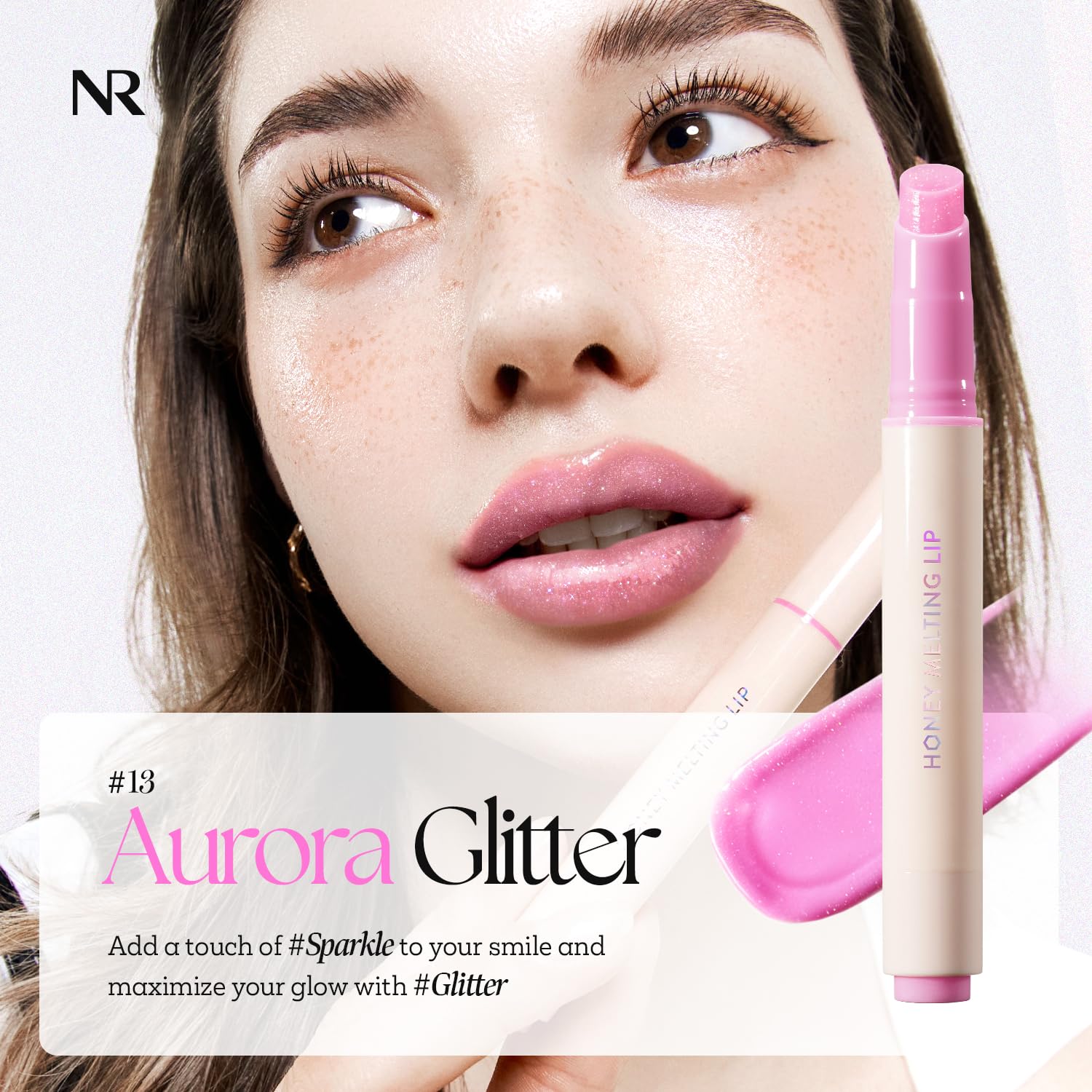 NATURE REPUBLIC Honey Melting Lip Glossy Glitter Lip Gloss 10g