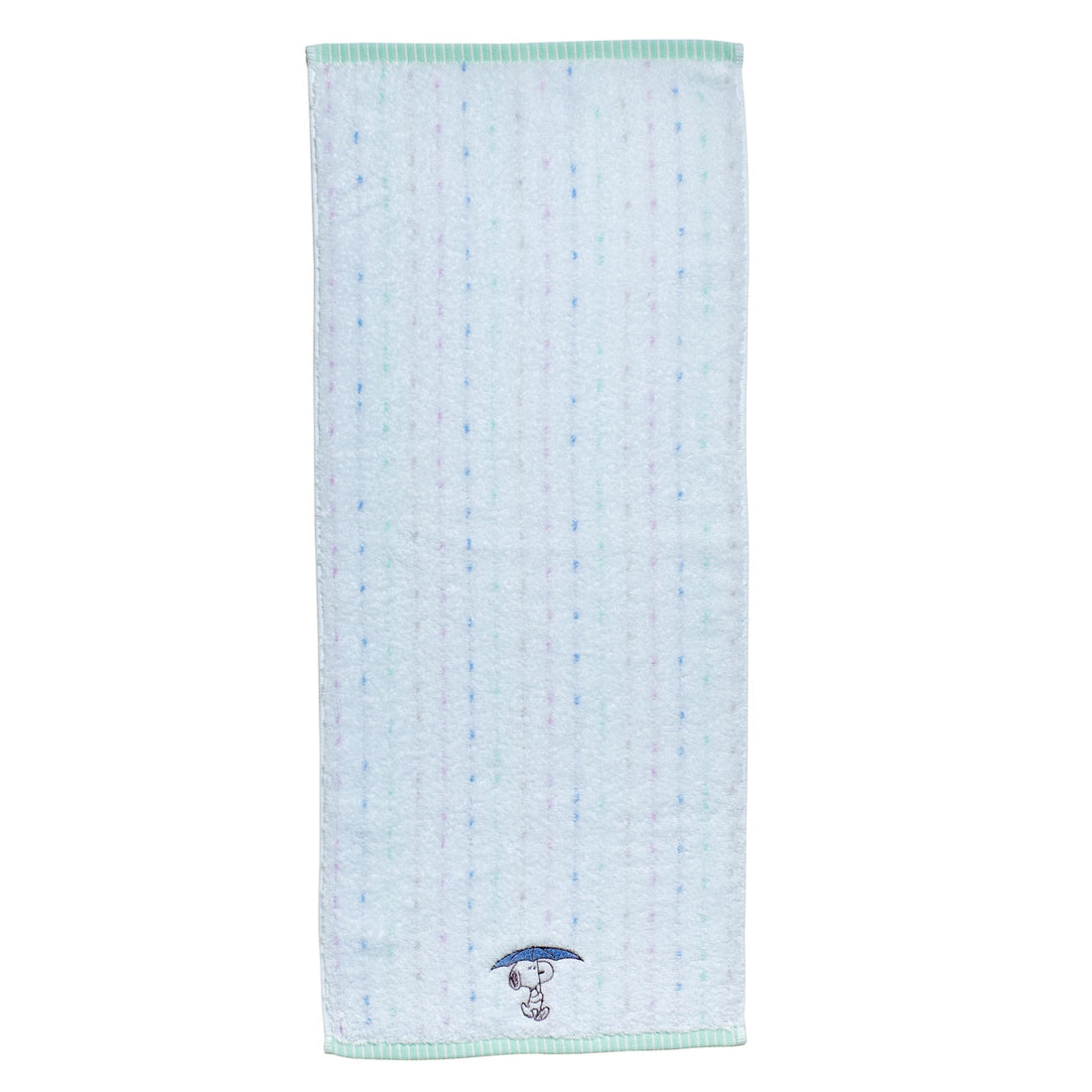 Nishikawa Snoopy Face Towel 34x80cm Soft Cotton with Embroidery