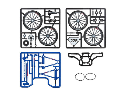 MIC D.I.G. BMX Race Figure Blue Plastic Model Kit