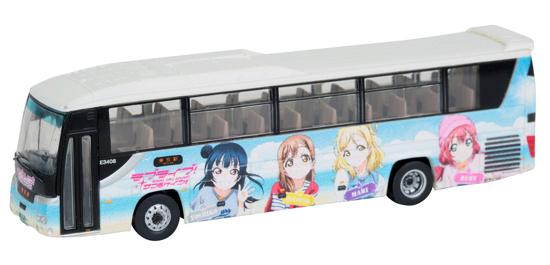 TOMYTEC The Bus Collection Diorama of Fuji-Q City Bus Love Live Sunshine
