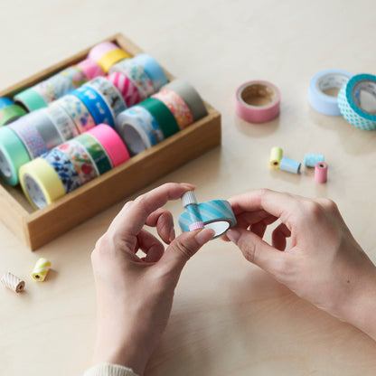 Kanmi Masking Tape Holder Mako in Pastel Yellow