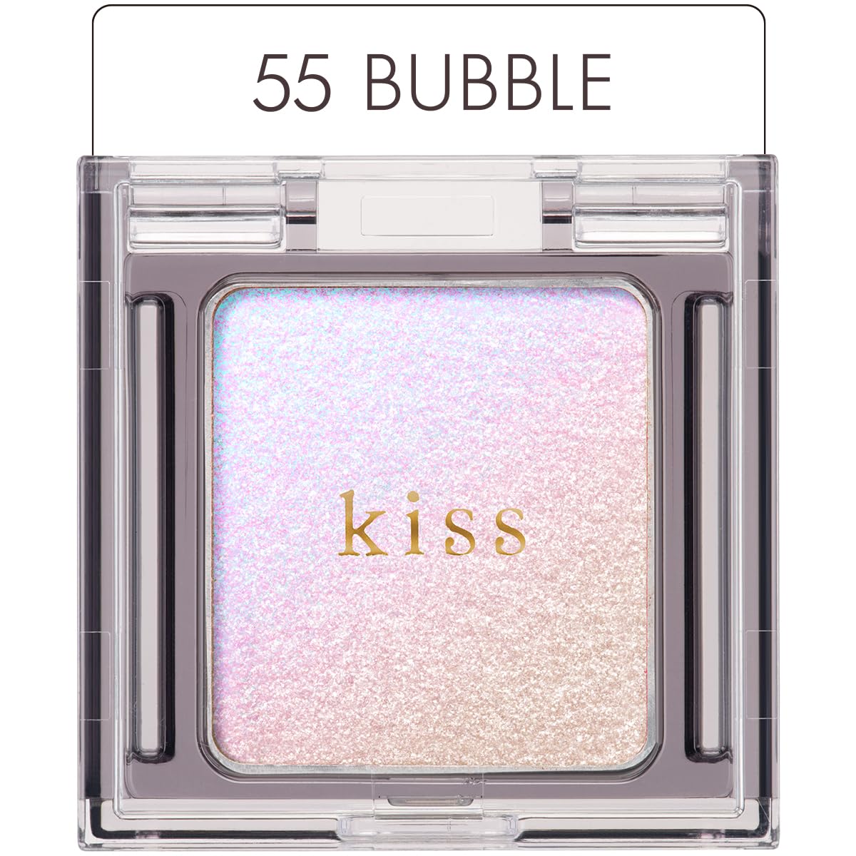 KiSS Sheer Glitter Eyes 55 Bubble 2.1g Iridescent Pearl Eyeshadow