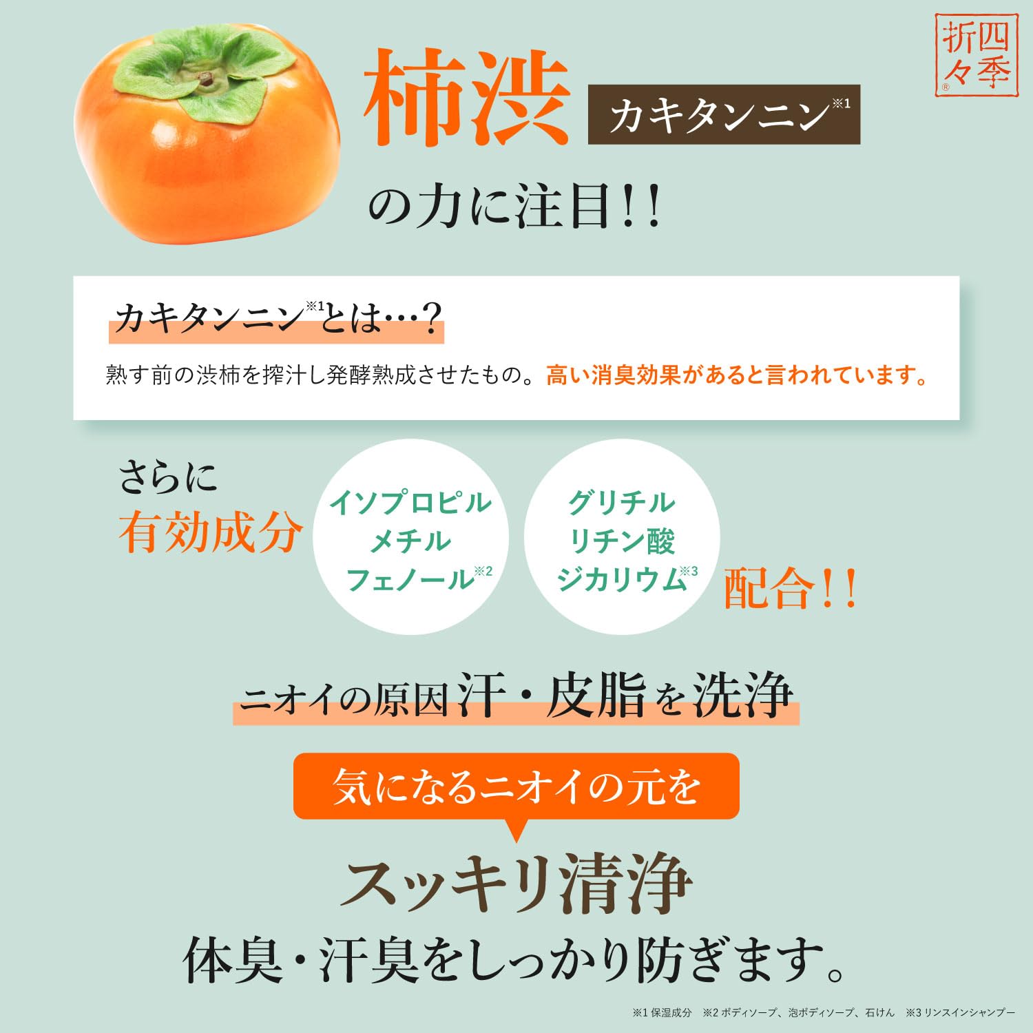 Kumanoyushi Foaming Body Soap 500ml with Persimmon Extract