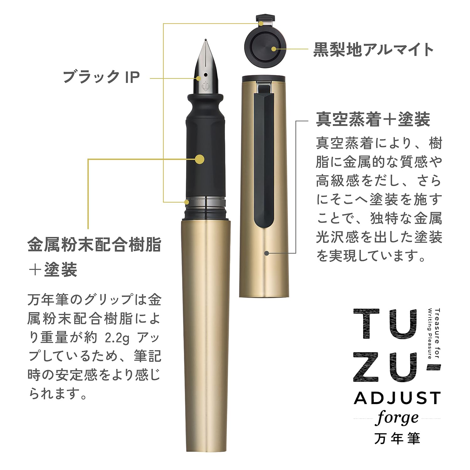 Sailor Fountain Pen for Beginners Everyday Use Gunmetal