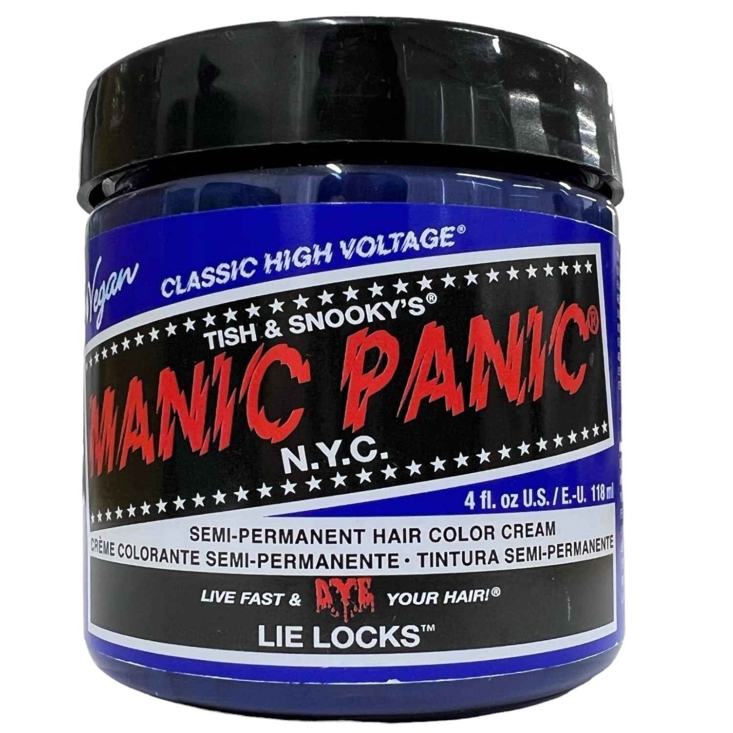 MANIC PANIC Color Cream Lilac 4oz for Vibrant Hair Color