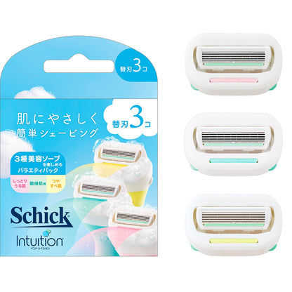 Schick Intuition Variety Pack Razor Blades for Women 3 Count