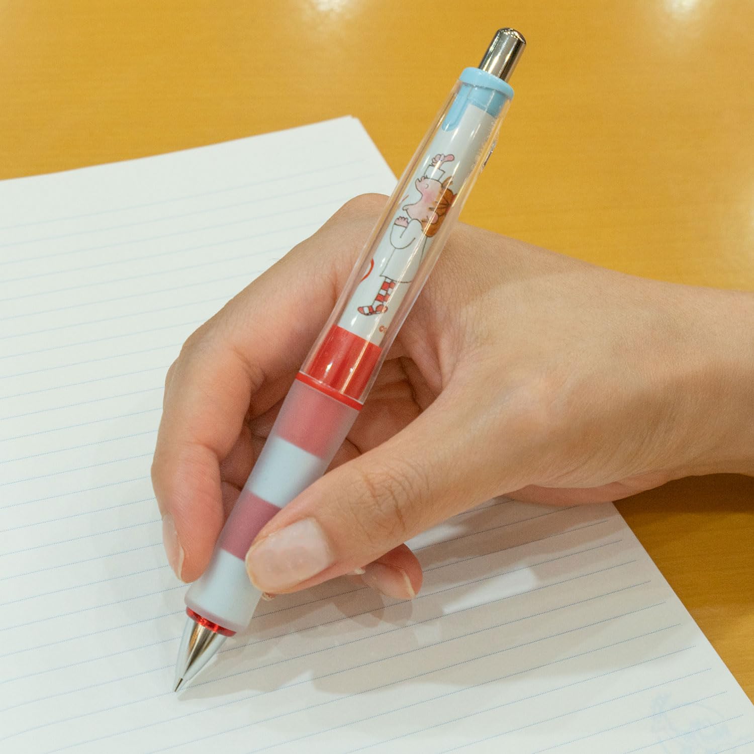 GreetingLife Sharp Pencil Dr. Grip Play Border Coco-chan Red