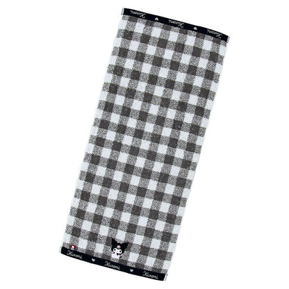 SANRIO Imabari Face Towel featuring Kuromi 100% Cotton Made in Japan