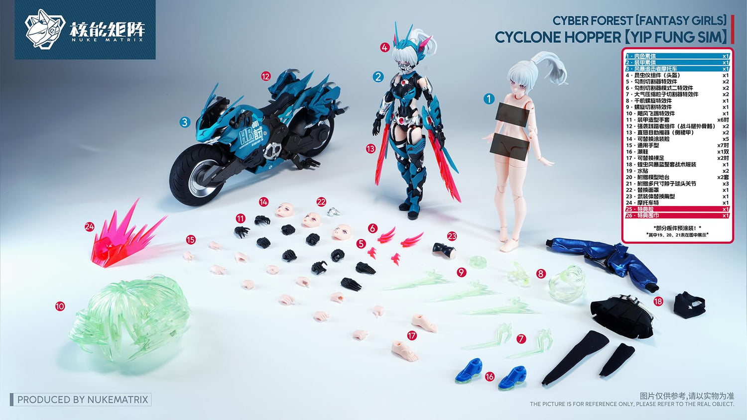 Nuke Matrix PVC Model Kit Cyclone Hopper 1/12 Scale Collectible
