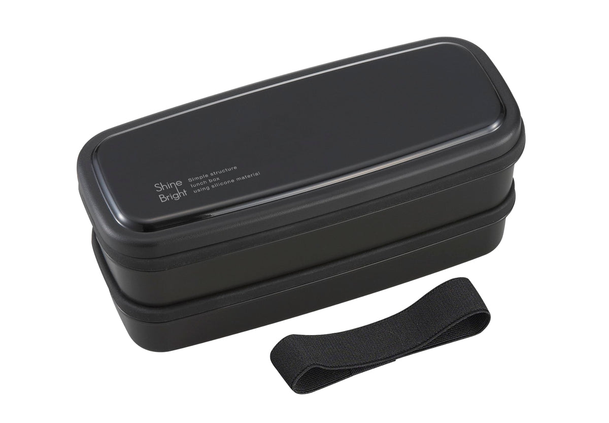 OSK Two-Tiered Lunch Box BLW-14HS for Japanese Cuisine