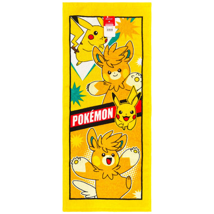 Hayashi Face Towel Featuring Pokémon Design 34x80cm
