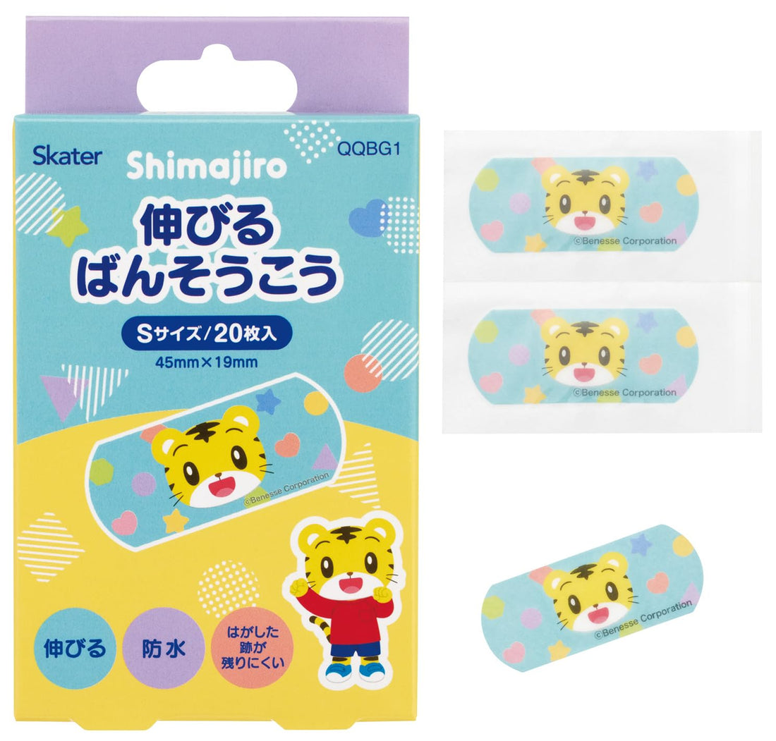 Skater Waterproof Band-Aids S Size 20 Sheets Gentle on Skin