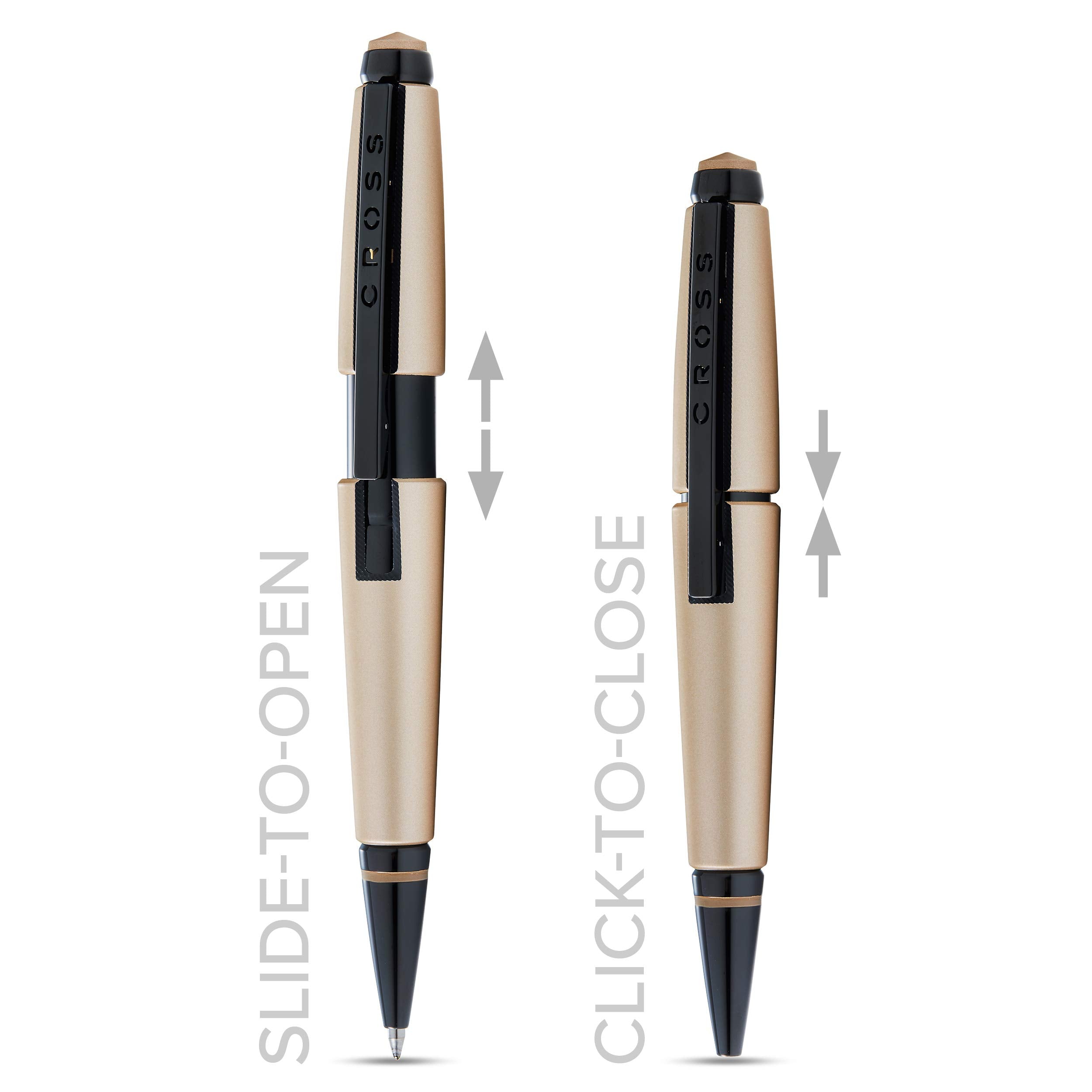 Cross Edge Ballpoint Pen Water-Based Matte Hazel Lacquer