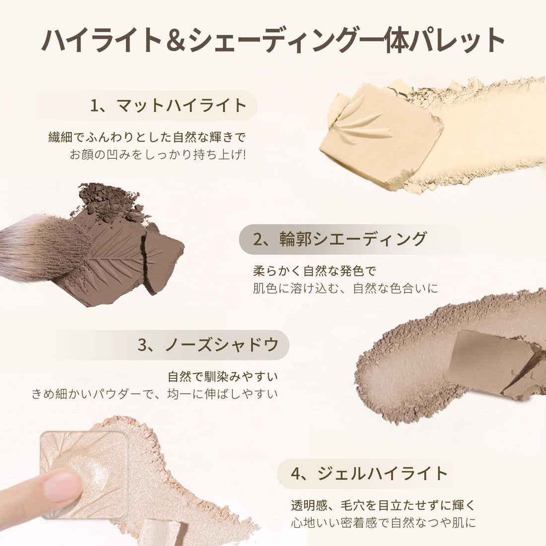 MICHO Contour Palette for Defined Features and Highlighting