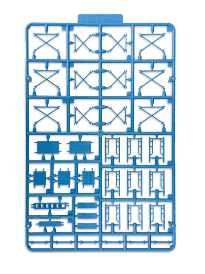 Plum 1/64 Scale Model Kit Blue Scaffold Plastic Set