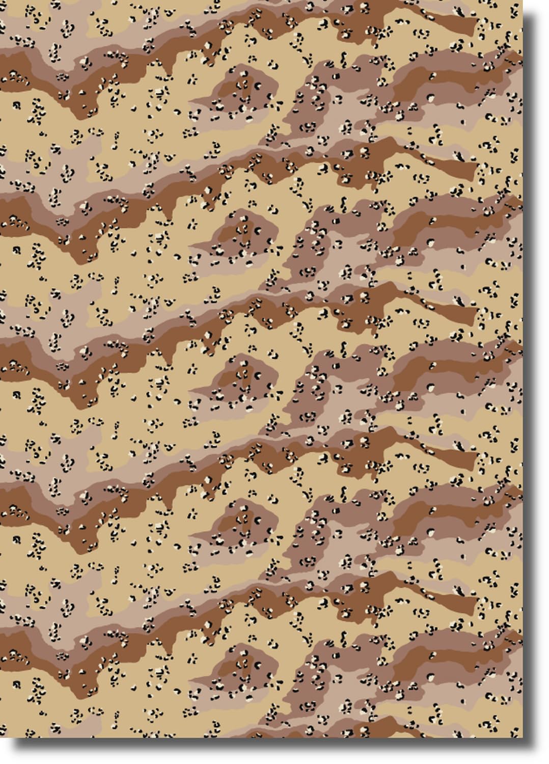Cross Delta 1/12 Scale American Desert Choco Chip Model Decal MIL-12002