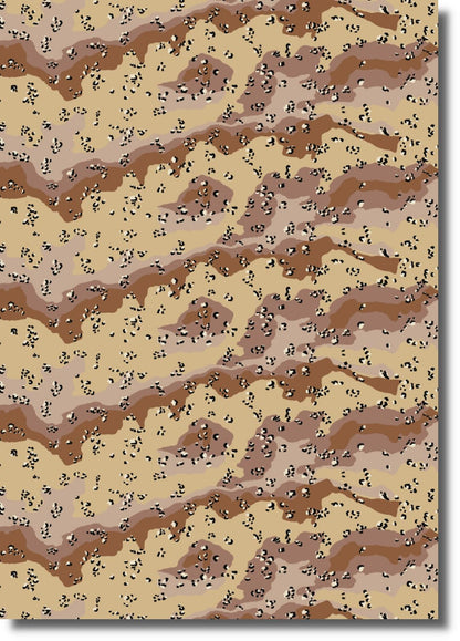 Cross Delta 1/12 Scale American Desert Choco Chip Model Decal MIL-12002