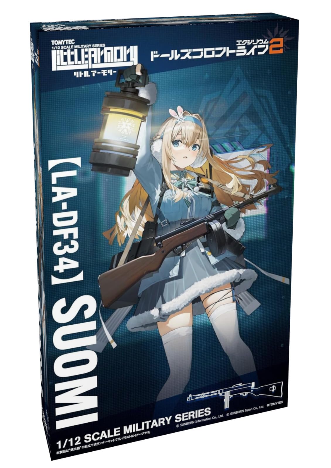 TOMYTEC Little Armory Doll Frontline 2 Suomii 1/12 Scale Model Kit
