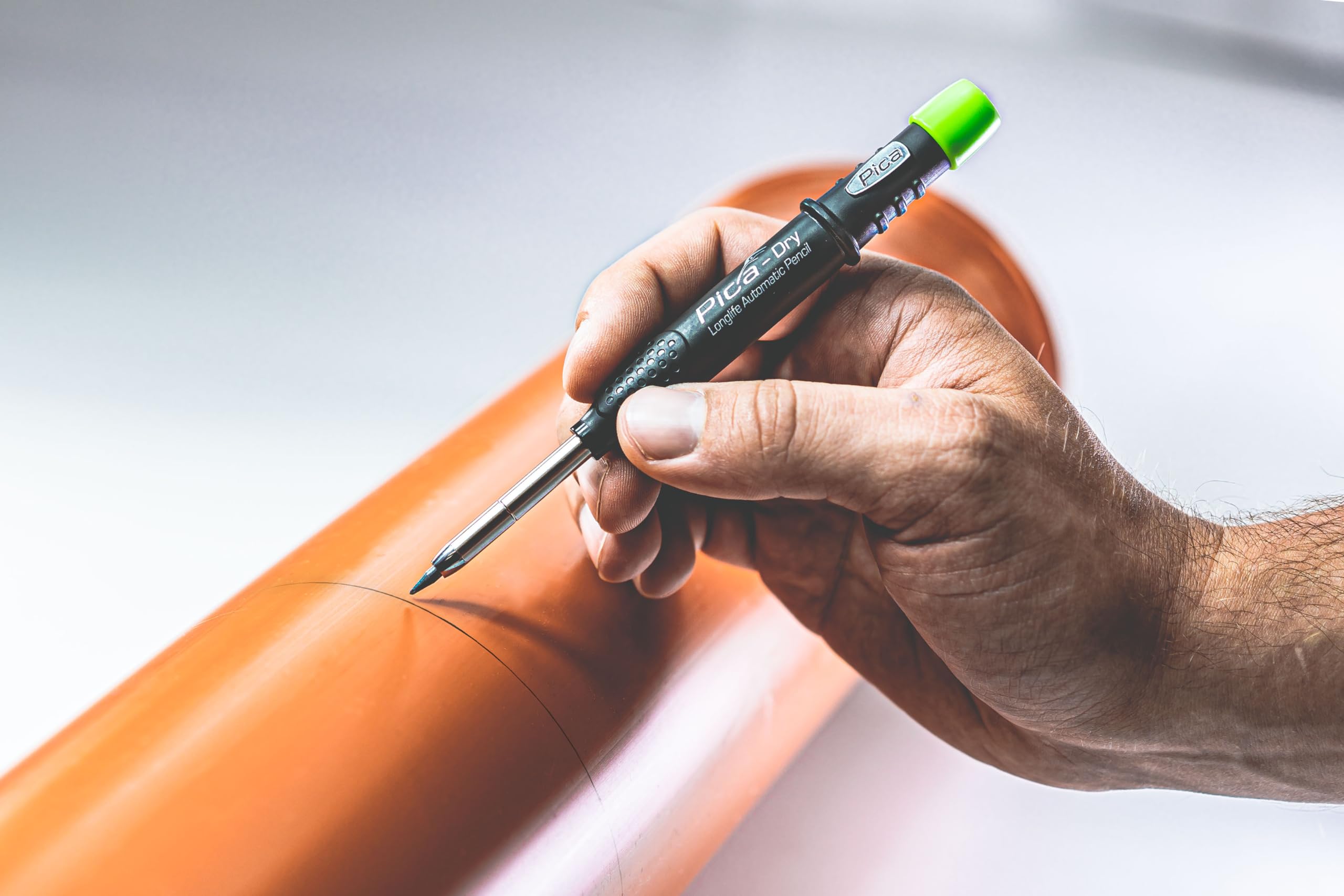Pica Construction Sharp Pencil Dry 2.8mm Black 2B Blister Pack