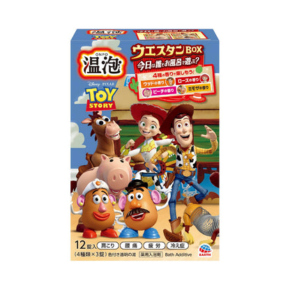 Onpo Bath Bombs Toy Story Western Box 12 Tablets with 4 Fragrances