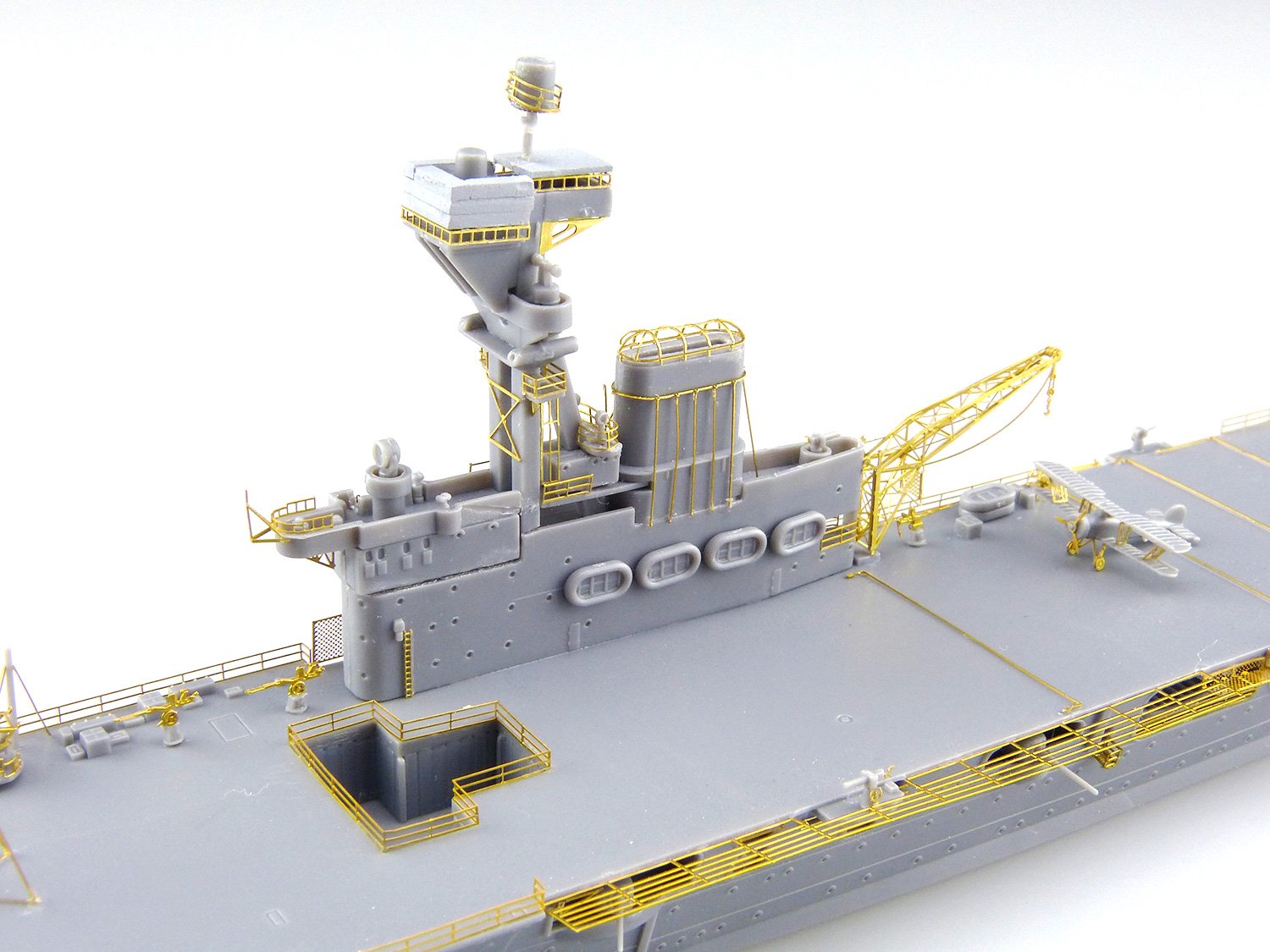 AOSHIMA 1/700 Detail Up Parts for HMS Hermes Aircraft Carrier Model