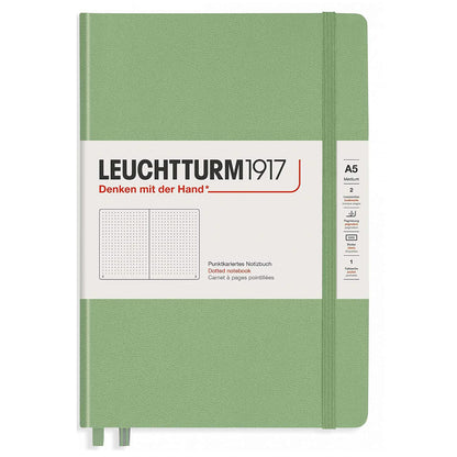 LEUCHTTURM1917 A5 Dot Grid Notebook Sage 361584