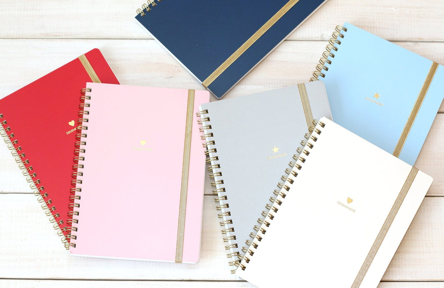 LABCLIP A5 Notebook Light Pink with Horizontal Lines